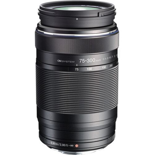Olympus M.Zuiko 75-300mm f/4.8-6.7 II super-telephoto zoom lens for Micro Four Thirds