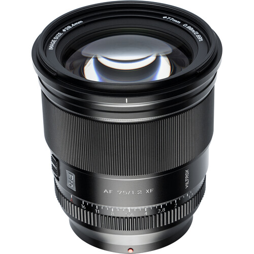 Viltrox AF 75mm f/1.2 Pro telephoto prime lens for Fujifilm X-mount with STM stepping motor
