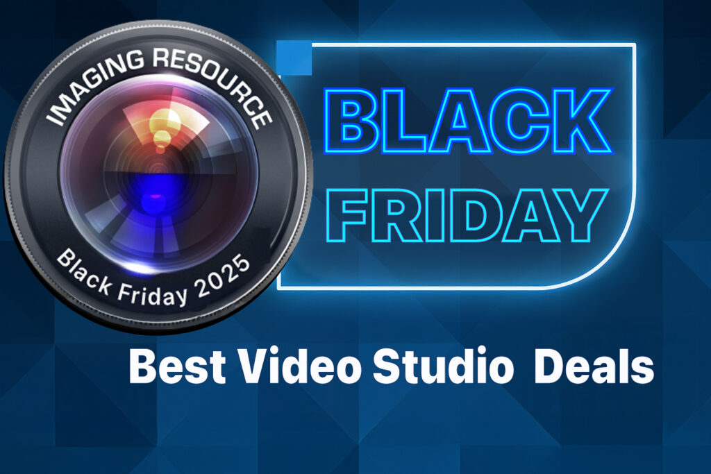 A banner that says Black Friday and then Best Video Studio Deals
