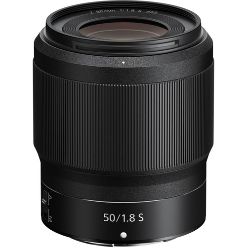 Standard prime lens with bright f/1.8 aperture for portraits and general photography